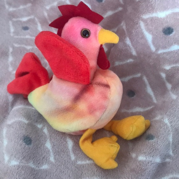 1996 Retired Original Ty Beanie Strut the chicken - Picture 2 of 5